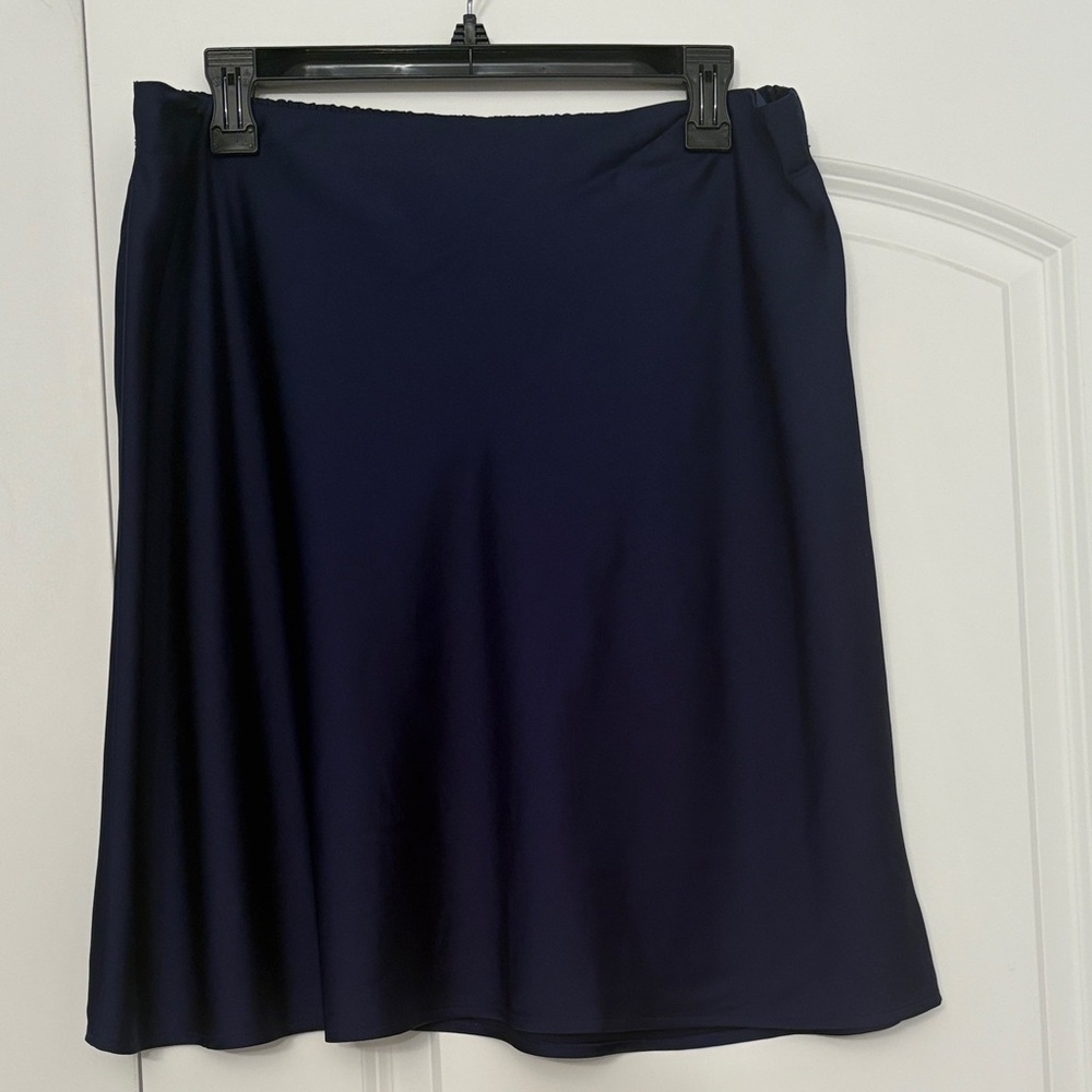 J. Crew Navy A-Line Skirt